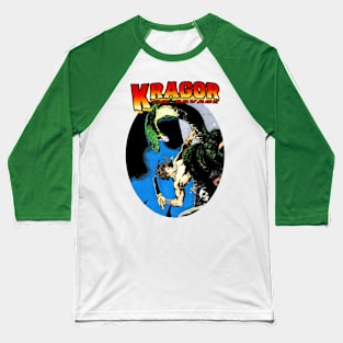 Kragor vs. The Serpent Baseball T-Shirt